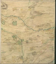 Roy Kaart 19/3f: Gebied rond Colliston, in Forfarshire (of Angus)