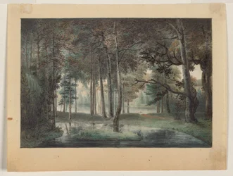 Gezicht vanaf het landgoed van de kunstenaar, Springland, of het Elysische prieel