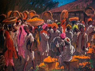 Oranjemarkt, Bombay, ca. 1910 1935