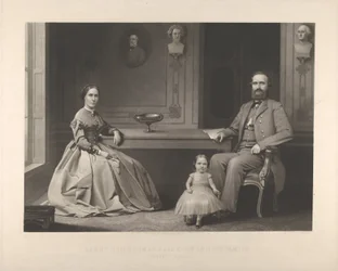 Luitenant-generaal Thomas J. Jackson en zijn familie