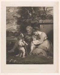 Heilige Familie met Johannes de Doper als kind