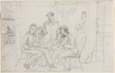 Een deuntje vangen, waarschijnlijk 1867