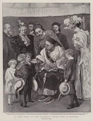 Li Hung Chang op het tuinfeest van Lord Salisbury in Hatfield