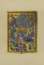 Sir John le Scrope, lord Scrope van Bolton, 1461-1498 (chromolitho)