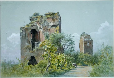 Baden van Trajanus (Sette Sale, Villa Brancaccio, Rome)