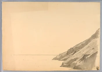 Studie van Kustklif, Amalfi, Italië