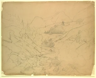 Studie van landschap