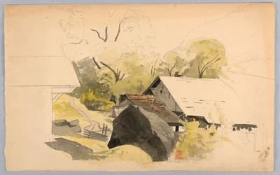 Studie van Landschap, Zwitserland