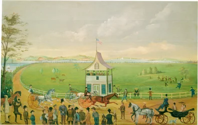De afwerking, ca.1860 (olieverf op hout)