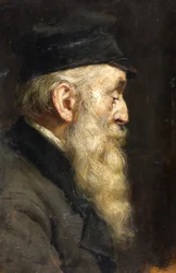 Portret van een oude man