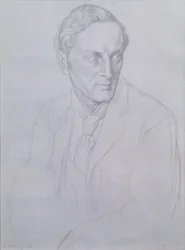 Portret van Sir Henry John Newbolt (1862-1938) dichter