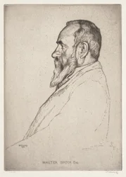Portret van Walter Brock