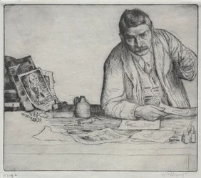 Zelfportret - De Etsenmaker, 1897