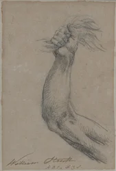 Studie voor een verloren schilderij van Hercules