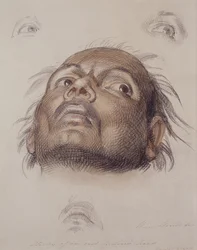 Studie van een Oost-Indisch Hoofd, c.1875