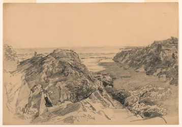 Tekening, Paradijs en Vagevuur, Middletown, Rhode Island, ca. 1875-80