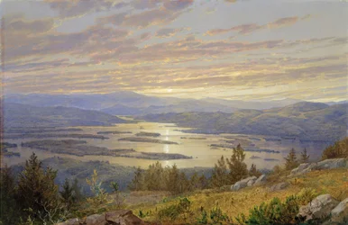 Lake Squam vanaf Red Hill, 1874