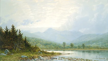 Zonsondergang op Mount Chocorua, New Hampshire