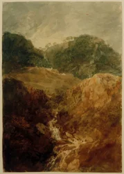 Een bergstroom: Hoofd van Derwentwater(?)