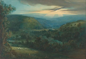 Dageraad in de valleien van Devon, 1832
