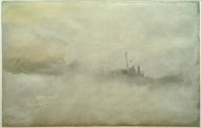 Schip in een storm (?)