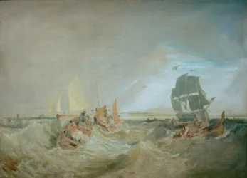 Schepen bij de Monding van de Theems