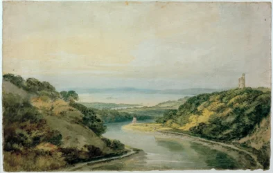 De Avon Gorge richting Bristol Channel, met Cooks Folly