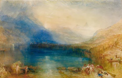 Het Meer van Zug: vroege ochtend