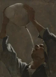 Studie voor Een Aragonese Smokkelaar, 1881