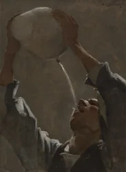 Studie voor "Een Aragonese smokkelaar", 1881