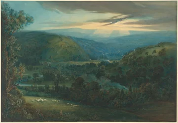 Dageraad in de valleien van Devon