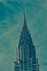 Het Chrysler Building, New York City, staat New York, Verenigde Staten van Amerika (foto)