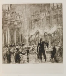 Herodias: Pagina 45, Maar nu begon aan het verste einde van de feestzaal een gemompel van verrassing en bewondering. Een jong meisje begon binnen te komen