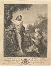 Christus Verschijnt aan Maria in de Tuin