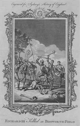 Richard III Gedood in Bosworth-Field, 1773