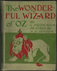 Voorplaat van "De wonderbaarlijke tovenaar van Oz" door Lyman Frank Baum