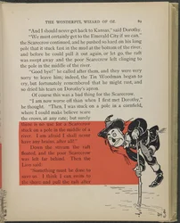 Illustratie uit "De wonderbaarlijke tovenaar van Oz" door Lyman Frank Baum