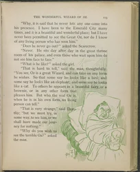 Illustratie uit "De wonderbaarlijke tovenaar van Oz" door Lyman Frank Baum