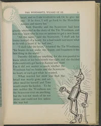 Illustratie uit "De wonderbaarlijke tovenaar van Oz" door Lyman Frank Baum