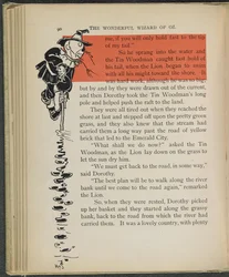 Illustratie uit "De wonderbaarlijke tovenaar van Oz" door Lyman Frank Baum