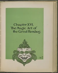 Illustratie uit "De wonderbaarlijke tovenaar van Oz" door Lyman Frank Baum