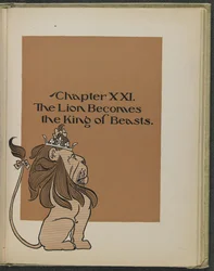 Illustratie uit "De wonderbaarlijke tovenaar van Oz" door Lyman Frank Baum