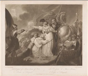 Nederlaag van Maria, koningin van Schotland, tijdens de slag bij Langside