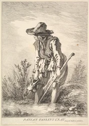 Boer die Water Oversteekt, 1786