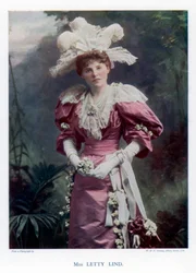 Letty Lind, actrice en danseres, 1901