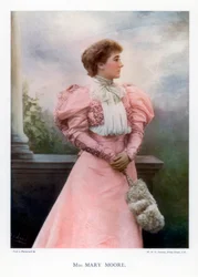 Mary Moore, Engelse actrice en theaterdirectrice, 1901