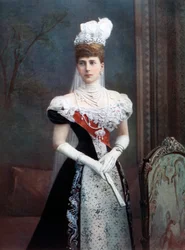 Prinses Alexandra van Denemarken, laat 19e eeuw.