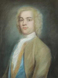Portret van een heer (pasteltekening)