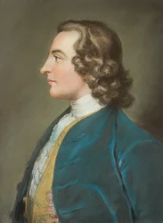 Portret van een heer, mogelijk 1e hertog van Northumberland (pasteltekening)