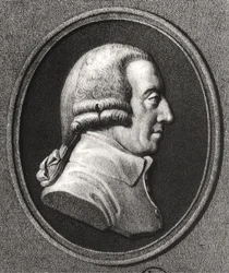 Portret van een medaillon van Adam Smith (1723-90)